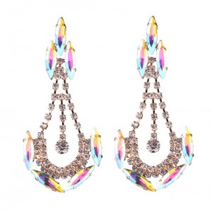 Women Party Crystal Statement Jewelry Wedding Dangle Earrings Wholesale