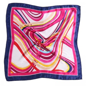 Satin Small square scarf female printed silk scarf gift silk scarf shawl wholesale