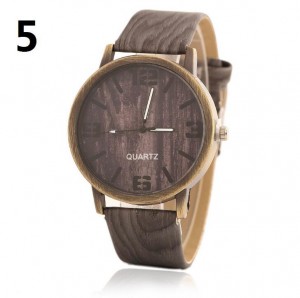 Custom quartz watches wholesale imitation wood grain wrist watch