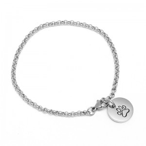 New arrival high quality titanium steel bracelet, chain bracelet, silver hand chain bracelet