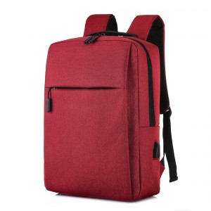 Backpack cross-border USB backpack simple business casual backpack female male computer bag