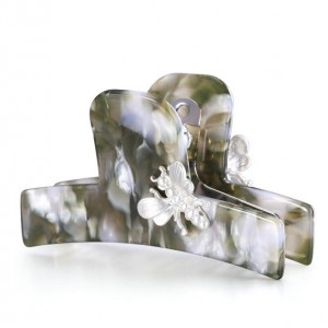 Newest design bee decoration acrylic hair claw clip for women ladies