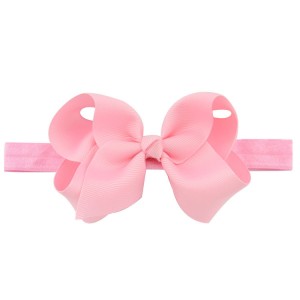 Wholesale Christmas Grosgrain Ribbon Bow Children Headband Elastic Hair Band Cute Kids Hair Accessories For Baby Girl