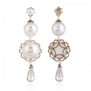 New Hot Sell Latest Design Handmade Pearl Drop Earrings Designs For Women Wedding Engagement Party