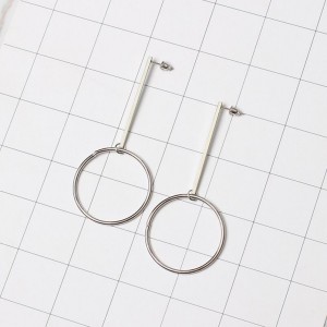 wholesale china simple gold geometry earring designs for women