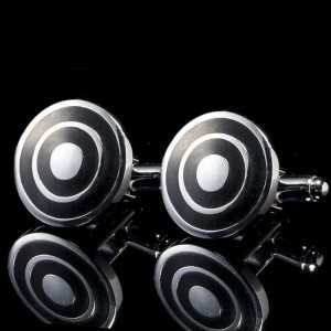 Business Metal Cufflinks Men’s Square Round Shirt Cuffs