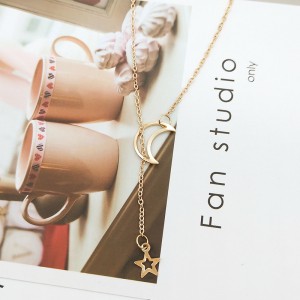 Star Necklace Simple Fashion Moon Clavicle Chain Exquisite Necklace