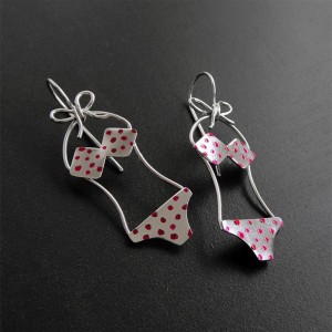 Unusual Earrings Quirky Earring Cute Earring Hypoallergenic Earring Bikini earrings