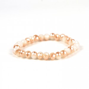 Wholesale Crystal Charm Bangle Bracelet Multilayer Bead Bracelet with Stone