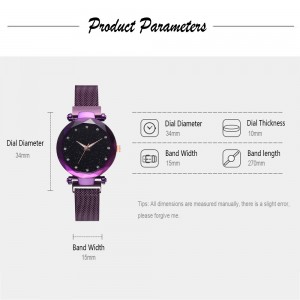 New Style Women Romantic Starry Sky Wrist Watch Fashionable wrist strap geneva quartz luxury women watch