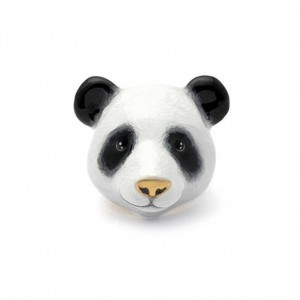 Pete Panda Ring  Panda Ring  Handcrafted Enamel  Panda lover Enamel Ring Animal Ring