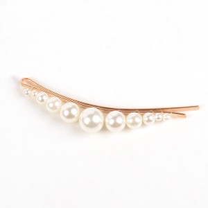 WENZHE Fashion Sweet Korean Style Full Pearls Hair Clips Hairpins Alloy BB Hairgrip Girls Hair Accessories