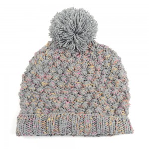WENZHE High quality Custom Winter Warm Ski Hat Slouchy Pom Pom Beanie