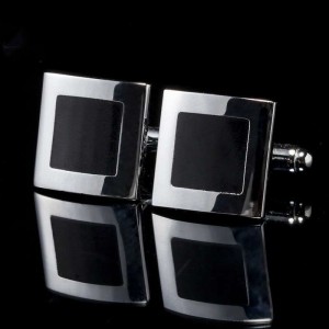 Business Metal Cufflinks Men’s Square Round Shirt Cuffs