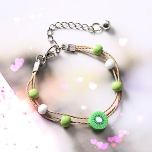 Wholesale fashion jewelry cute fruit bracelet female couple sister bracelet