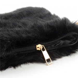 WENZHE Wholesale Fashion New Design Bag Soft Surface Fur Plush Women Crossbody Bag