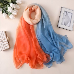 WENZHE New Fashion Luxury Designer Chiffon Soft Wholesale Long Scarf