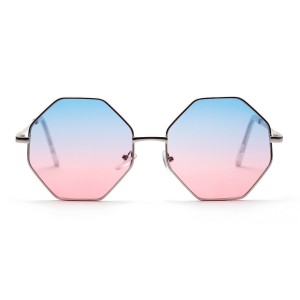 WENZHE New Cool Irregular Metal Sunglasses Frames Women Sunglasses