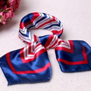 Satin Small square scarf female printed silk scarf gift silk scarf shawl wholesale