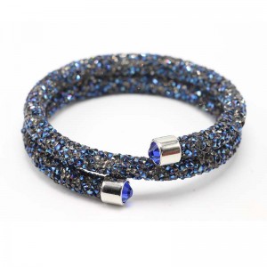 Popular Ladies Jewelry Bride Multilayer Crystal Bracelet