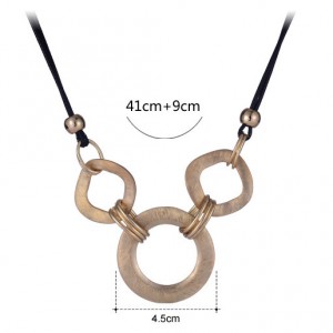 Economic And Reliable Fashionable Delicate Bib Necklace Cord Jewellery