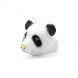 Pete Panda Ring  Panda Ring  Handcrafted Enamel  Panda lover Enamel Ring Animal Ring