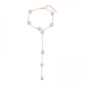 Pearl Tassel Necklace Personality Wild Choker