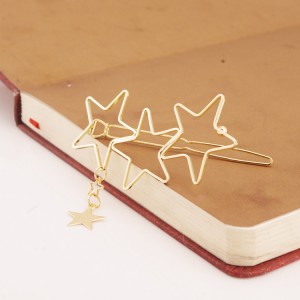 Hair clip Women Ladies Popular Hollow Star Tassel Hairpin Hair Pin Hair Clips