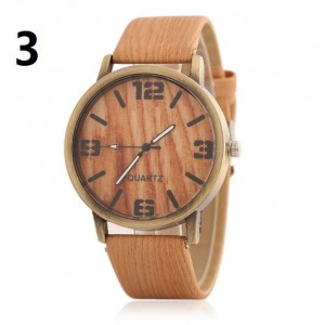 Custom quartz watches wholesale imitation wood grain wrist watch