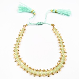 New Design Ladies Exquisite Bracelet Beads Chain Adjustable Thread Tassel Pendant Bracelet