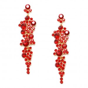 Manufacturers selling women crystal boutique earrings bride accessories