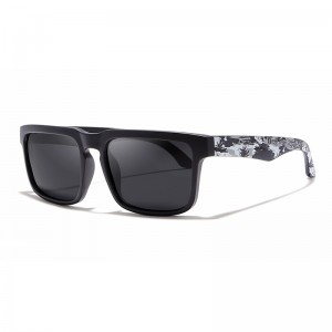 WENZHE Classic Polarized Sunglasses Men Driving Hiking Sunglasses Graffiti Frames Male Sun Glasses