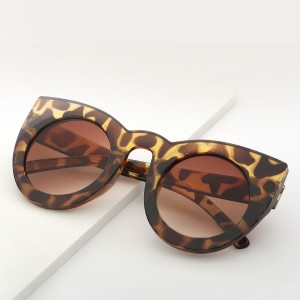 WENZHE Fashion Tortoise Acrylic Frame Ladies Custom Sunglass