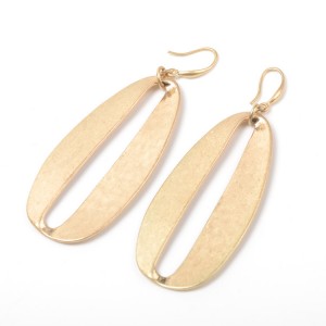 Latest Fashion temperament gold metal raindrops earrings