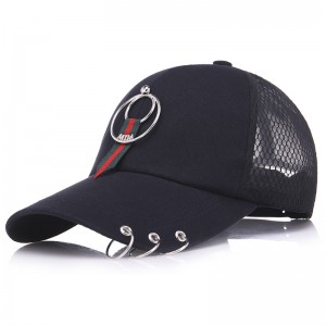 WENZHE Custom Hip Hop Silver Ring Baseball Women Caps Hats