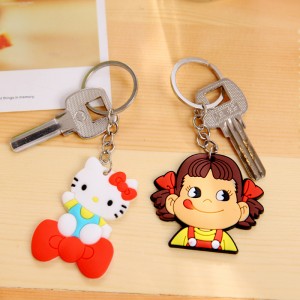 Cartoon anime Mickey Mouse Rubber Keychain