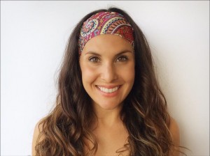 Yoga Running Headband – Wild Abandon Print – Workout Headband – Fitness Wide Nonslip Headband