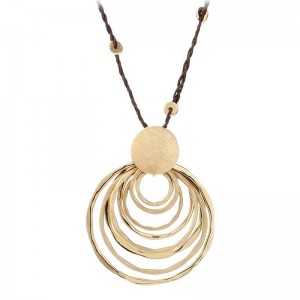 Popular Design Metal Disc Necklace Accessories Necklace