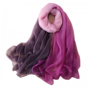 WENZHE New Fashion Luxury Designer Chiffon Soft Wholesale Long Scarf