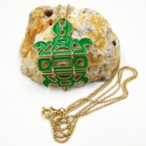 Newest Unique Animal Necklace Lovely Small Turtle Gold Beads Long Chain Necklace For Women