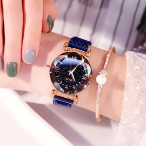 Women’s Star Quartz Watch Lazy Watch Magnet Watch Strap Watch