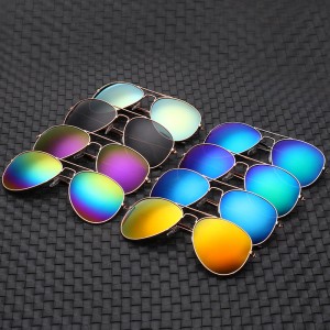 Fashion frog mirror trend sunglasses retro sunglasses