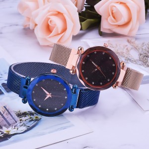 New Style Women Romantic Starry Sky Wrist Watch Fashionable wrist strap geneva quartz luxury women watch