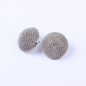 New Hot Sale Vintage Style Statement Jewelry Gold Round Stud Earrings For Christmas gift