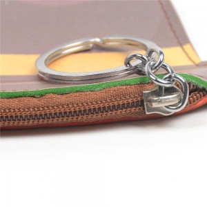 WENZHE Leather PU Coin Bag Cute Children Small Coin Wallet Purse Key Chain