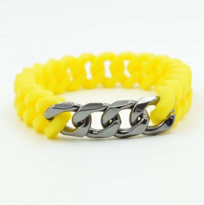 America jewelry eco-friendly wristbands twist rubber silicone bracelets