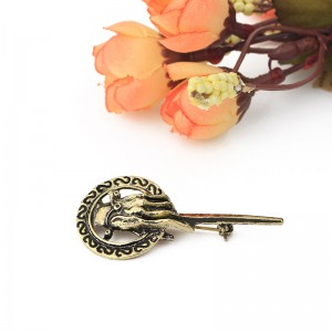 Popular Movie Game Of Thrones Gold Alloy Sceptre Brooch