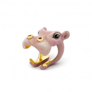 Happy Hippo Ring Ring Safarica Collection Hippopotamus