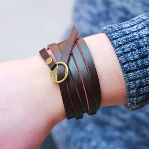 Fashion Simple Jewelry Leather Bracelet Men Casual Personality Vintage Bracelet