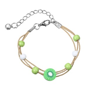 Wholesale fashion jewelry cute fruit bracelet female couple sister bracelet